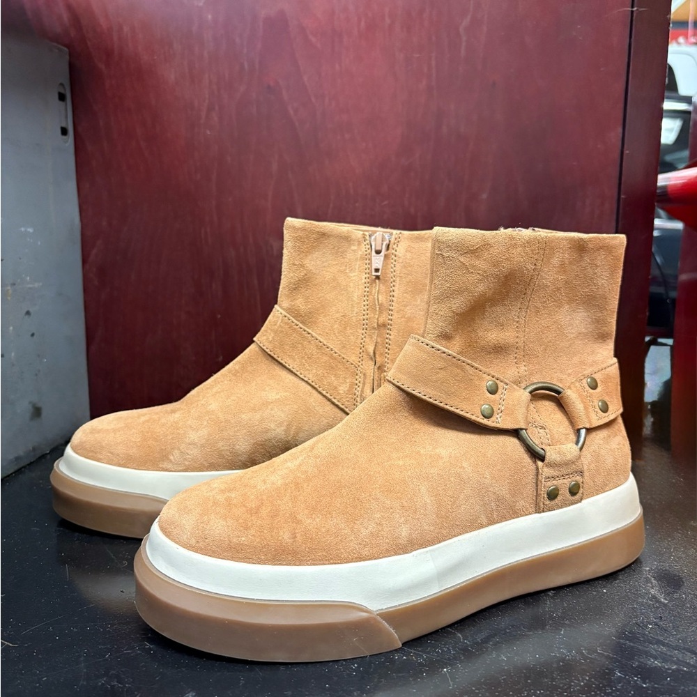 Women’s Tan Suede Ankle Boots